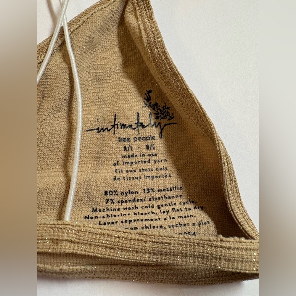 Free People pack of (2) triangle Intimates Bra M/L - Picture 4 of 7